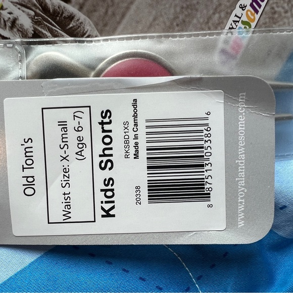 Royal & Awesome Diamond Argyle Shorts Print Golf Shorts. NWT! - Picture 4 of 8